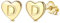 Adramata Buchstaben Ohrringe Silber 925 Damen Herz Ohrringe Mädchen Initialen Buchstaben Ohrstecker Gold/Silver Geschenke für kinder Mädchen,G4