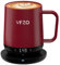 VFZO Smart Mug,Self Heating,Temperature-Controlled, Self-Heating Coffee Mug.LED Real-time Temperature Display. 180 Minutes Maximum Battery Life.Smart Coffee Cup Tea-for-One Sets(12oz, Burgundy)