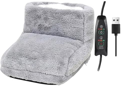 Iouyjiu Heating Pad for Feet, Adjustable Foot Heating Pads, Soft Foot Warmer, Rapid Heating Boots, Warmer Boots, Heating Pads for Feet, Foot Warmer Boots, Adjustable Heater for Feet
