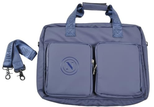 Enzo Castellano SSC NAPOLI 123454 Napoli, Porta PC Unisex-Adulto, Blu, 15,6 Pollici