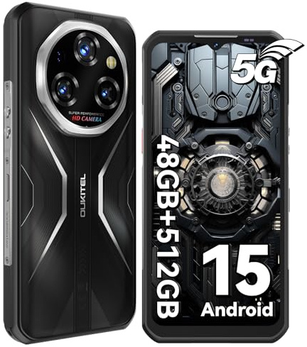 OUKITEL WP55 Pro 5G (NFC - 6.6'' -16/512GB - 11000mAh) Black