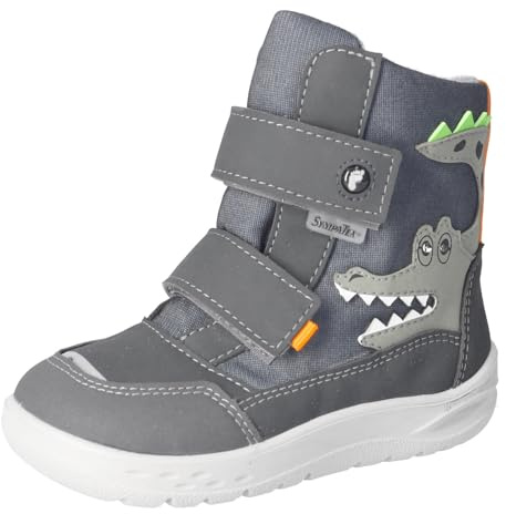 RICOSTA Jungen Stiefel Nevis, Kinder Halbschuhe, Weite: Weit, lose Einlage, Sympatex, Blinklicht,Barfuß-Schuh