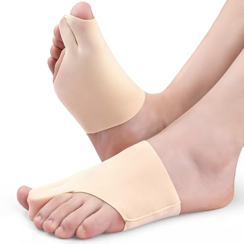 2 Stück Zehenspreizer Hallux Valgus Korrektur Hallux Valgus Socken mit Silikonpads für Frauen und Männer, Universelle Größe