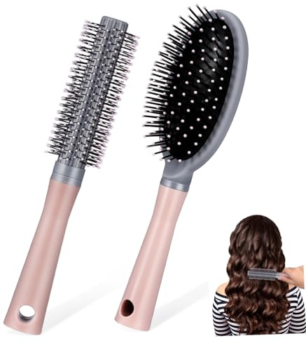 HONITANO 2stücke Entwirrungsbürste Mit Rundbürste Für Nasses Haar Styling Kamm Bürste Zum Entwirren Und Glätten Für Haartypen