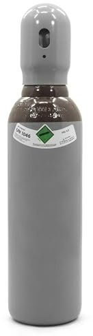 Bouteille de gaz d'hélium 5 l, petite taille, 150 bar, pour ballons, gaz de soudage TIG MIG, laboratoire médical, industrie, bouteille d'hélium 0,7 m³, gaz de protection universel, pour ballon