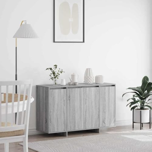 Frdhee Wohnzimmerschränke Eckschrank,Sideboard Grau 120 x 41 x 75 cm Holzwerkstoff,Flurschrank für Wohnzimmer Schlafzimmer Flur