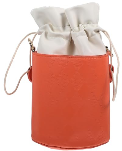 NUOBESTY Umhängetasche Gelb und Kette Modische mit Kordelzug, Ananas Pu | Pineapple Style, für Dating und Arbeit, Trendy Look, Leicht Kombinierbar, Kompakt und Stilvoll