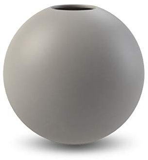 Cooee Design Ball Vase, Keramik, Grau, 30 cm