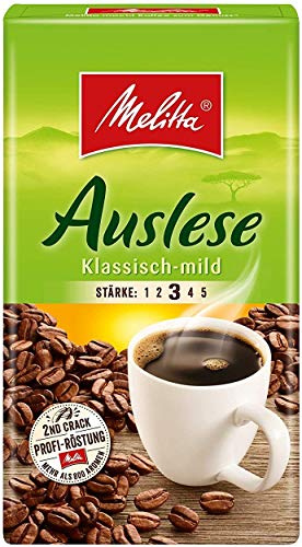 MELITTA Filterkaffee Auslese Klassisch-mild gemahlener Röstkaffee 500g