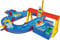 AquaPlay - ContainerPort - Wasserbahn mit beweglichem Kranarm, viele Spielfunktionen, Spieleset inklusive Containerboot, Amphie-Truck und Zwei Spielfiguren, für Kinder ab 3 Jahren