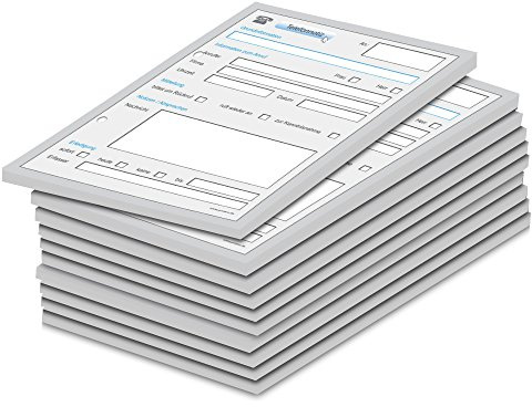 PRICARO Telefonnotizblock, A5 gelocht, PC-Design, 10 Stück