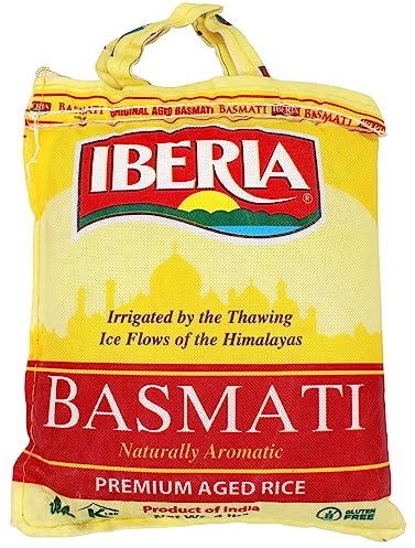Iberia Arroz basmati indio añejado de alta calidad, 4 libras