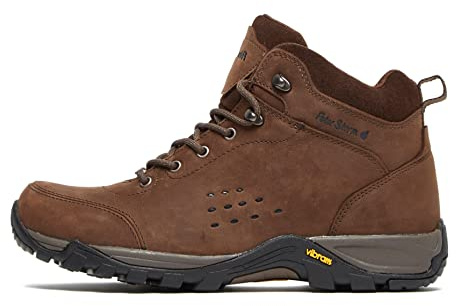 Peter Storm Men's Grizedale Waterproof Mid Walking Boots with High Traction Outsole,Brown, UK10