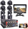 JOINLGO 8 Channel Mobile DVR Backup Camera System Remote Monitor on PC Phone GPS WiFi 4G 1080N AHD Vehicle Car DVR MDVR Video Recorder with 8 2.0MP Dome Side Rear View Car Cameras for Truck/RV/Bus