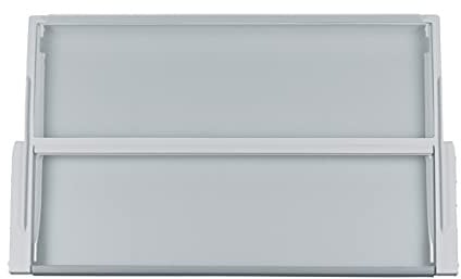 Bosch Siemens 743197 00743197 - Placa de cristal original para placa de cubierta para verduras (2 piezas, 443 x 430 mm, para frigorífico, frigorífico, también Neff Balay Constructa)