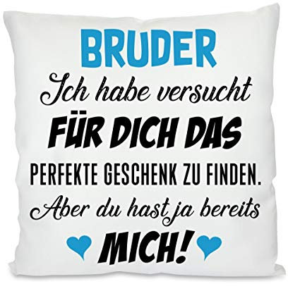 Herzbotschaft Kissen mit Motiv - Ich Habe versucht für Dich das perfekte...