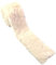 Kreaboo Marzoon weiches Fellband Tischband - 2m x 6cm Weiß, Flauschiges Dekoband - ideal für Bastelprojekte