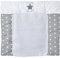 Baby Delux Wickelauflage 70x75 cm weiche Wickelunterlage Wickeltischauflage mit Frotteeauflage wasserdicht waschbar (Super Star)