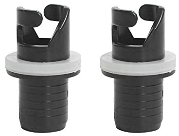 Yius 2Pcs/pack Air Valve Adapter, Connector Inflatable Kayak Dinghy Air Valve Adapter Foot Pump Canoe