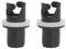 Yius 2Pcs/pack Air Valve Adapter, Connector Inflatable Kayak Dinghy Air Valve Adapter Foot Pump Canoe