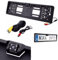 AntDau71 - Porta targa per auto con telecamera posteriore 4 led visione notturna retromarcia per parcheggio cw236