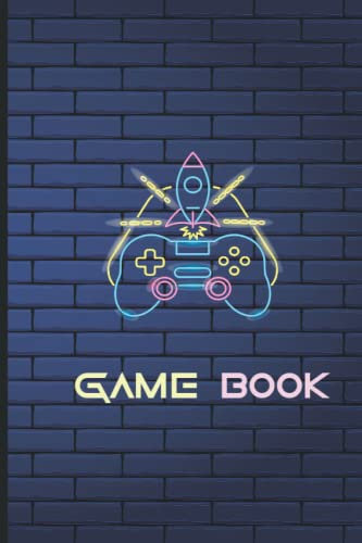 GAME BOOK: Gift Lined Notbook/ journal/ Lined journal/ Guest Netbook gift; 120 Blank lined Pages BLACK finish cover