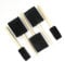 Lot de 5 pinceaux de peinture en mousse avec manche en bois pour travaux manuels, verre, acrylique, teintures, vernis, paillettes et colle