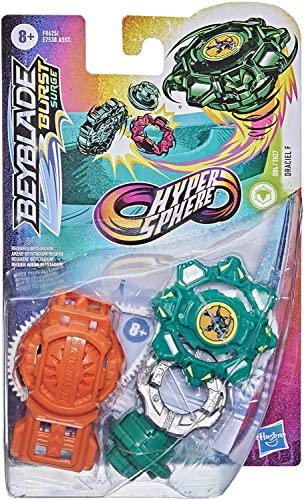 Beyblade Hasbro F0625 Burst Surge Hyper Sphere Draciel F mit Kreisel und Starter Grün
