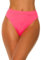 Koucla Bikini sexy da donna a vita alta, modello Brazilian-Cut Neon, Colore: rosa., S