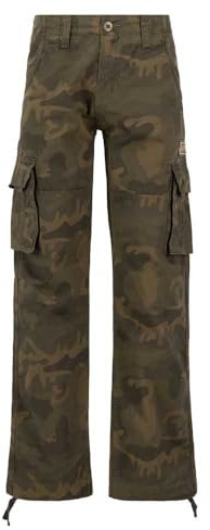 Alpha Industries Men's Alpha Industries Camo Casual Trousers for Men Pants