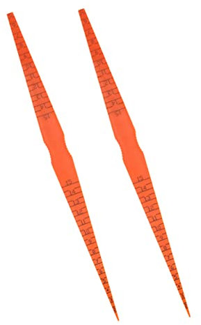 Milisten Motor Door Gap Gauges Car Panel Alignment Ruler 2pcs Plastic Car Door Gap Gauge for