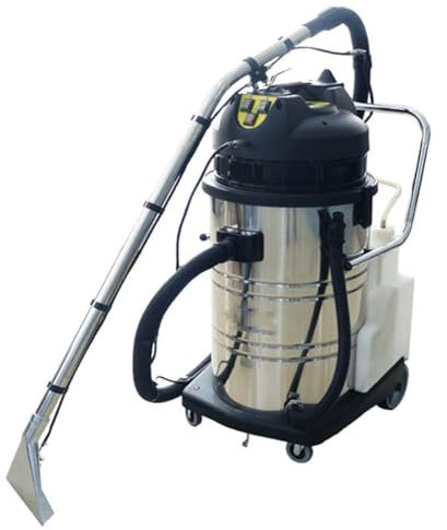 Máquina de limpieza de alfombras for cortinas de sofá, máquina de limpieza de alfombras comercial de 40 l/11 gal, máquina limpiadora de alfombras de acero inoxidable, 1100 W 110 V profesional comercia