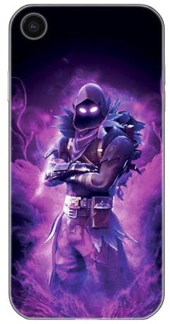 Schutzhülle transparent Design für Apple iPhone, bedruckt in Frankreich, Videospiele, Fortnite (iPhone 7+ / 8+)