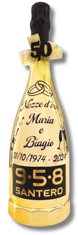 BOTTIGLIA Spumante Personalizzata | SANTERO GLAM E LINEA 958 | per ogni occasione