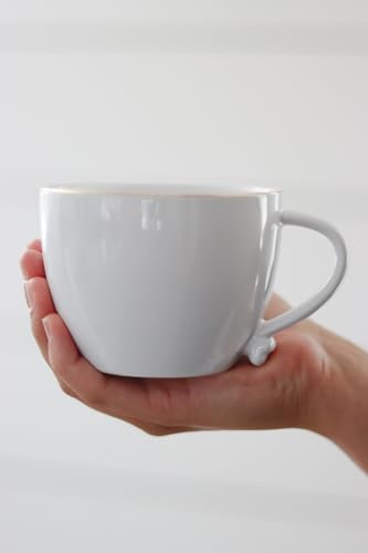 Pretty Little Home Heart Handled Mug - White Gold Rim