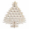 Wooden Christmas Tree Advent Calendar with Mini Wine Bottle Holder 24 Countdown Decoration Gifts Advent Calendar Wine Bottle Holder Christmas Decor Wine Stand (1)