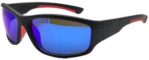 Angel-Sonnenbrille für Herren, polarisierte Sonnenbrille, Jagd-Sonnenbrille mit TR90-Camouflage-Rahmen, Angelbrille, um Fische im Wasser zu sehen, UV-Schutz, reduziert Blendung, für Fahrbrillen,