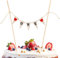 Kuchendekoration 1. Geburtstag, Kuchen Smash Dekorationen Tortendekoration 1 Geburtstag Partyzubehör für Einen Geburtstag für Kuchendekoration Geburtstagsfeier Foto Requisite