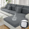 Ystyle Housse Assise Canapé, Housses De Coussin De Canapé Imperméable, Extensible Housse De Siège De Canapé Antidérapante, Housse De Protection pour Meubles (3 Places, Gris Clair)