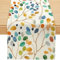 Tischläufer Herbst 33x183cm, Bunte Blätter Tischdecke Herbst, Tischläufer Modern/Sommer, Herbstdeko Innen und Draußen, Saisonnal Küche Tisch Deko, Thanksgiving/Weihnachten Party Deko