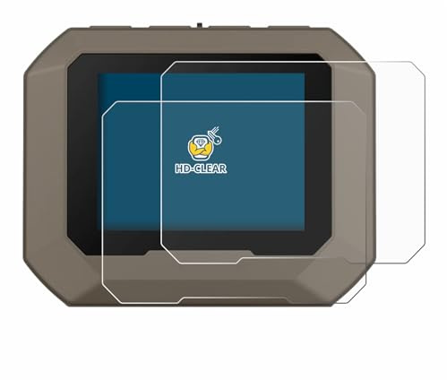 BROTECT Schutzfolie für Garmin Xero C1 Pro | 2 Stück Transparenter Displayschutz Made in Germany Klare Displayschutz-Folie Clear Einfache Montage Case-Friendly