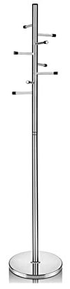 Porte-Manteau au Sol, Porte-Manteau au Sol, Porte-Manteau de Bureau, d'hôtel, Porte-Manteau Simple en métal en Acier Inoxydable pour Couloir, entrée du Salon, Porte-Manteau