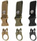 3 - Piece Set of Outdoor Bottle Holder Belt Clips - Nylon Webbing Buckle Straps with Carabiner, Ideal for Cycling, Camping, Hiking & Travel