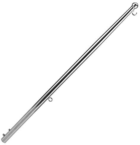 Zohisin stable marine flag pole 62 0×4 0×3 610mm 304 stainless steel boat flag pole marine yacht rail mount flag staff boat flag pole marine flag pole