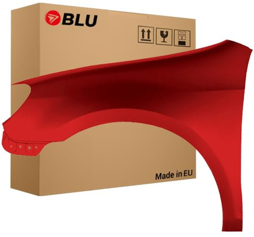 BLU Kotflügel Passend für Volkswagen GOLF VI 6 SCHRÄGHECK LY3D Links Rot | 2008-2016 | Vorderseite Vorne | Lackiert | Einbaufertig