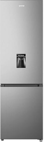 Gorenje RK418CPS4WD Kühl-Gefrierkomibination/Freistehend/EEK: C /36dB/268 Liter/Wasserspender/InverterCompressor/CrispZone/LED Beleuchtung/Türanschlag wechselbar/HxBxT:180x55x55,7 cm/Grau