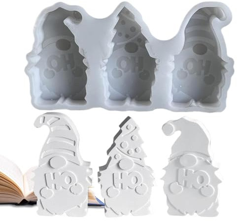 Faceless Dwarf Gnome Molds Aromatherapy Plaster Craft Silicone Mould Holiday Cement Plaster Mould Resin Casting Concrete Clay Mold for Home Decor