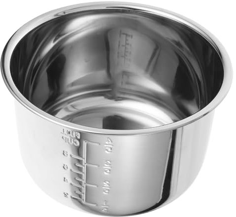 WEKADRIN Olla Eléctrica Cuenco Interior Olla Arrocera Revestimiento De Repuesto Acero Inoxidable