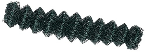 vidaXL Chain Link Fence 25 x 1.4 m Steel Green