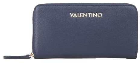 Valentino Geldbörse Zero Re Zip Wallet Blu Notte dunkelblau
